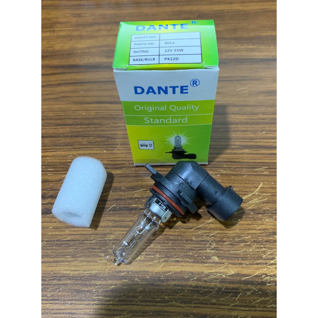 Bohlam lampu HIR2 12V 55W 9012 Dante 100% ORIGINAL