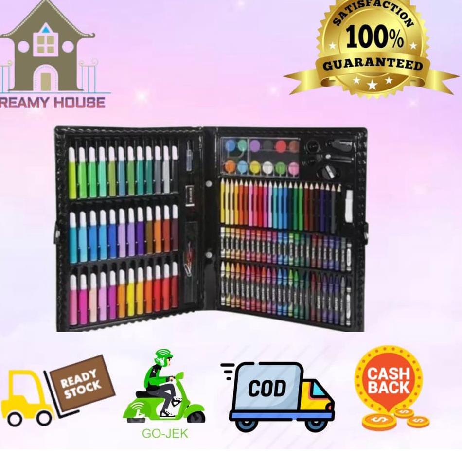

Produk Terbatas♧ ⭐Dreamyhouse⭐150PCS Crayon Set Pensil Warna dan Alat Gambar / Alat Tulis & Lukis Menggambar Melukis 582➟