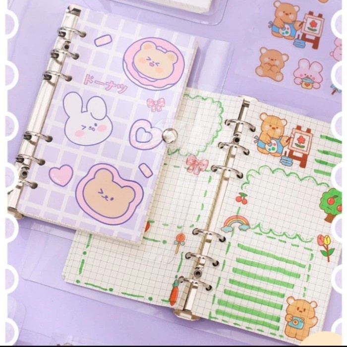 

BAYAR DITEMPAT buku notebook lucu,buku diary anak,buku catatan kecil,buku binder A6 /BUKU TULIS