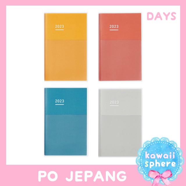 

BAYAR DITEMPAT Kokuyo Jibun Techo DAYs 2023 A5 Slim / Mini B6 Slim Diary Jibun 2023 /BUKU TULIS