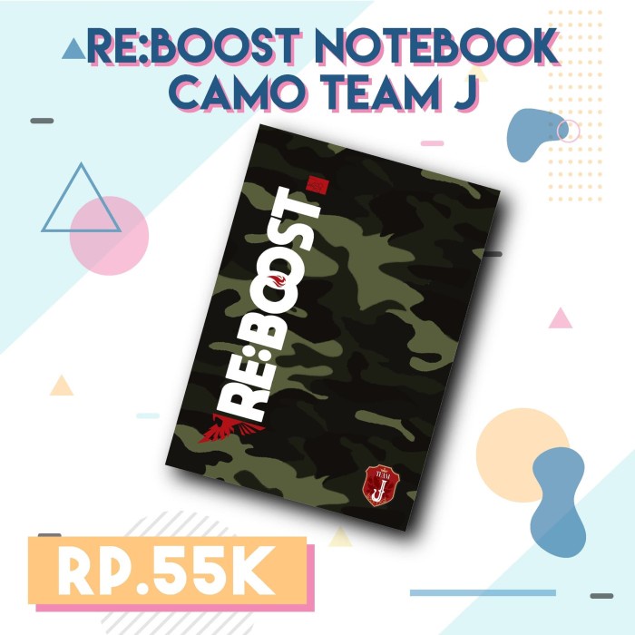 

BISA COD JKT48 Re:boost Notebook Camo Team J /BUKU TULIS SEKOLAH/BUKU TULIS SIDU/BUKU TULIS