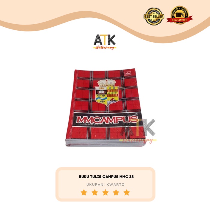 

BISA COD Buku Tulis Campus MMC 38 Lembar Kwarto atk /BUKU TULIS SEKOLAH/BUKU TULIS SIDU/BUKU TULIS