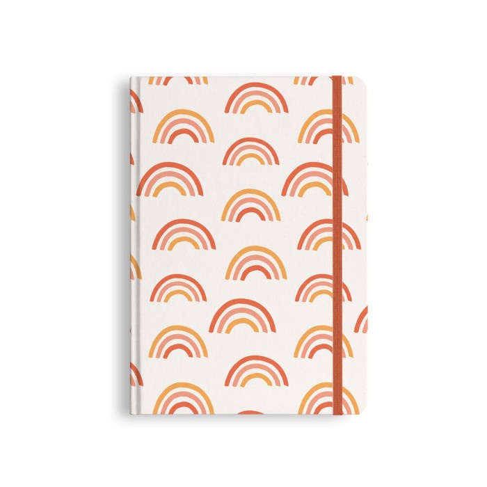 

Sale Bukuqu Basic Notebook #CuteRainbow - Planner Notebook Custom /BUKU TULIS SEKOLAH/BUKU TULIS