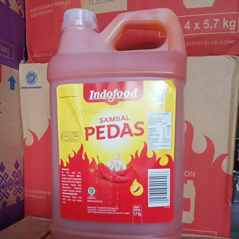 

Saos Sambal Pedas Indofood 5.7 Kg