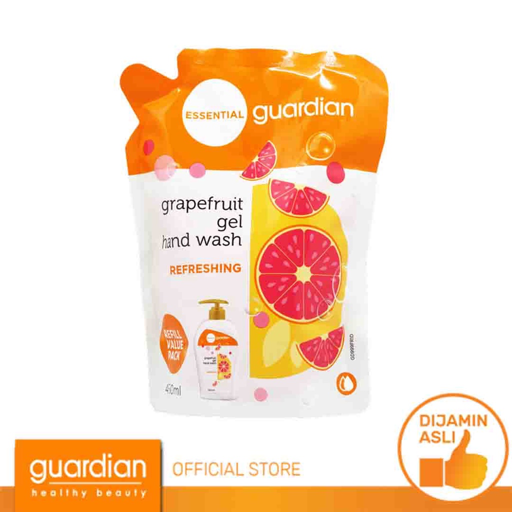 bp132- GUARDIAN Essential Grapefruit Refreshing Gel Hand Wash Refill 450ml