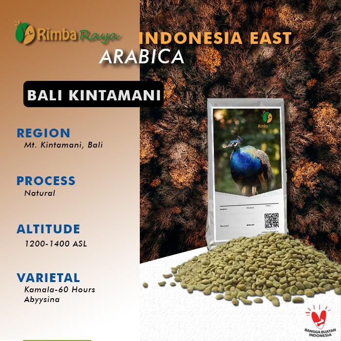 

arabica green bean Bali Kintamani Natural process 1kg