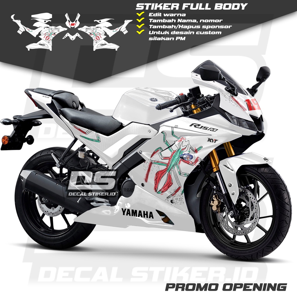 Decal R15 V3 Full Body Keren Stiker R15 V3 Full Body Keren Striping R15 V3 Terbaru Decal R15 V3 Full