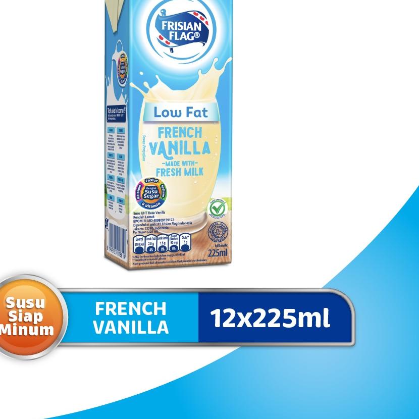 

Terbaru✔️✔️Frisian Flag Low Fat French Vanilla 225 ml x 6 x 2