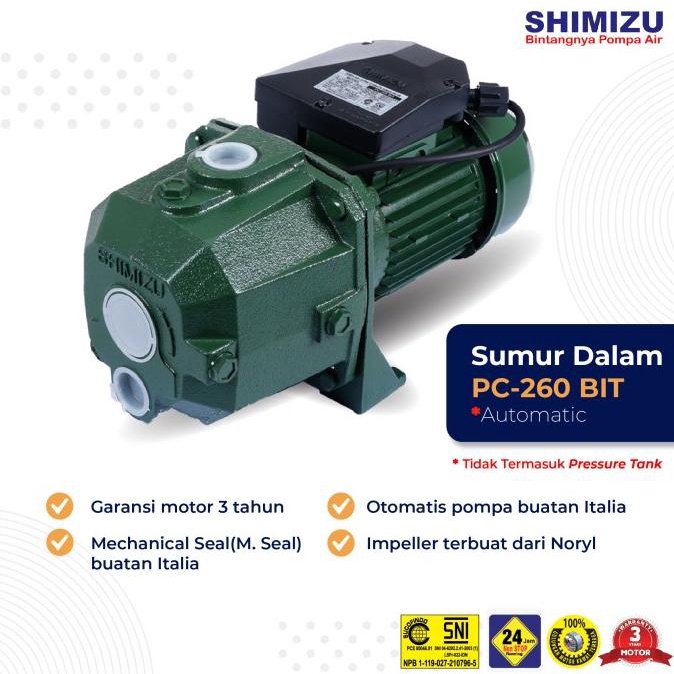 Shimizu Jet Pump PC-260 BIT Pompa Air [250 Watt]