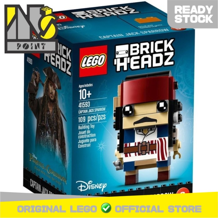 LEGO 41593 - Brickheadz - Captain Jack Sparrow