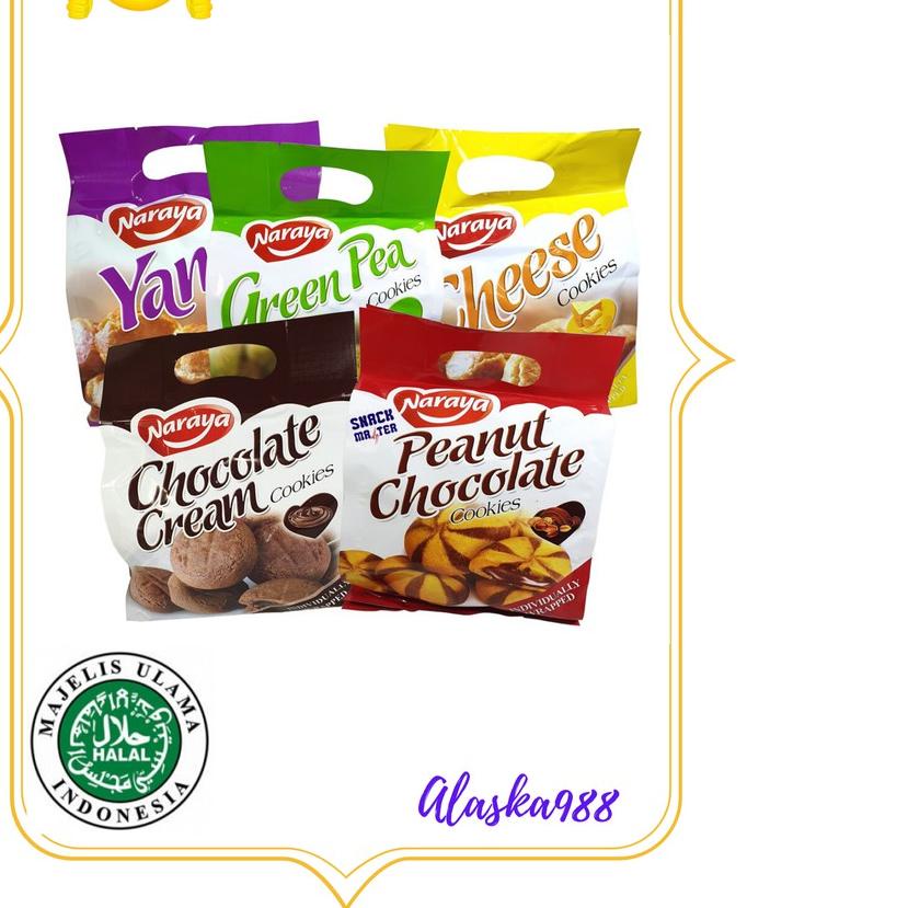 

Sale✅⭐NARAYA COOKIES CHOCO CHEESE YAM GREEN PAS