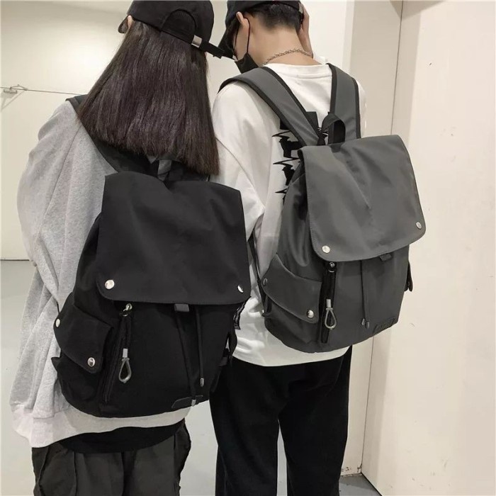 Tas ransel Tas Wanita Pria Ransel Laptop Ransel Komputer Kasual Kapasitas Besar(D4G9) tas pria kecil