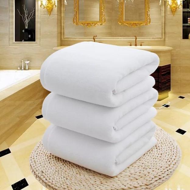 Buruan serbu] Handuk Hotel Putih Luxury full cotton 600 GSM uk besar benang 20s/2