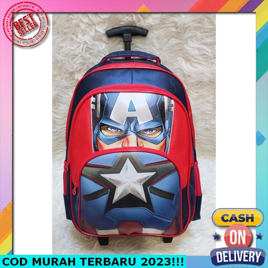 Tas Troli Anak Perempuan Karakter Pony - Tas Dorong Anak Tk - Tas Anak Perempuan 3D - Joyashuz Troli