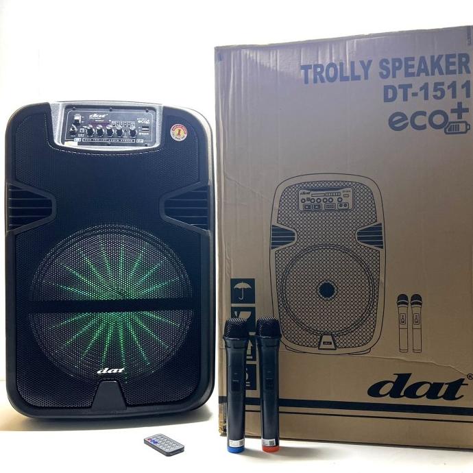 Speaker Portable Dat Dt 1511 Eco Original 15 Inch Bluetooth Dat Dt15 Shop_Rafli