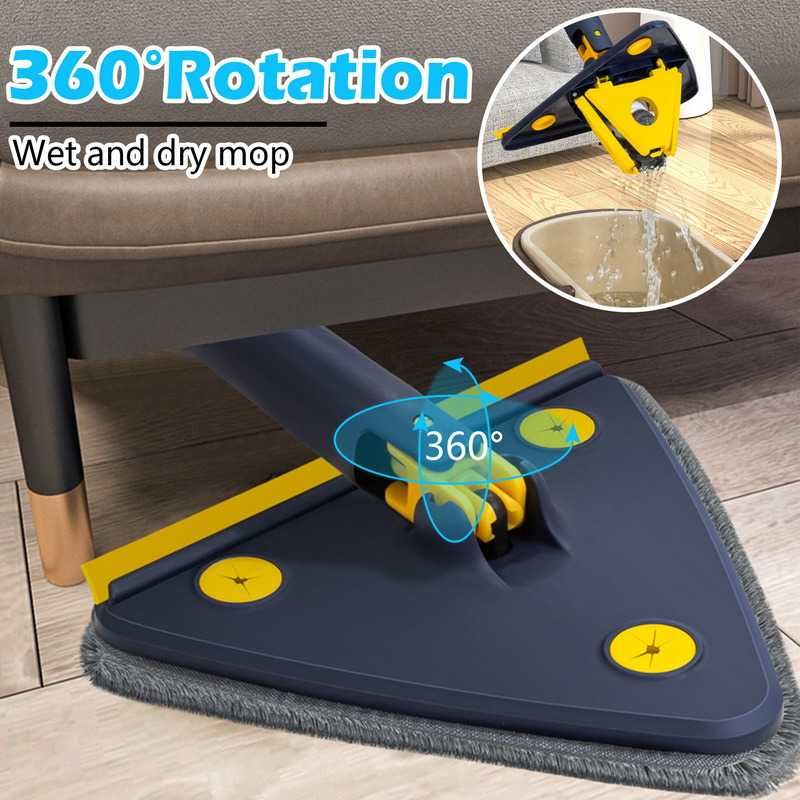 Looove Alat Pel Kain Microfiber Cleaning Mop Triangular 360 Rotating - L160V