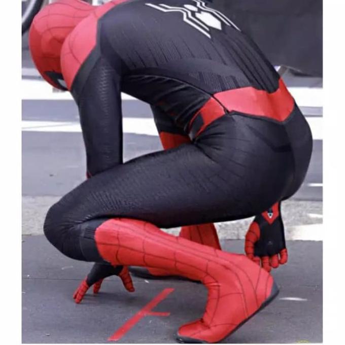 Kostum Cosplay Spiderman Untuk Dewasa Bahan Premium