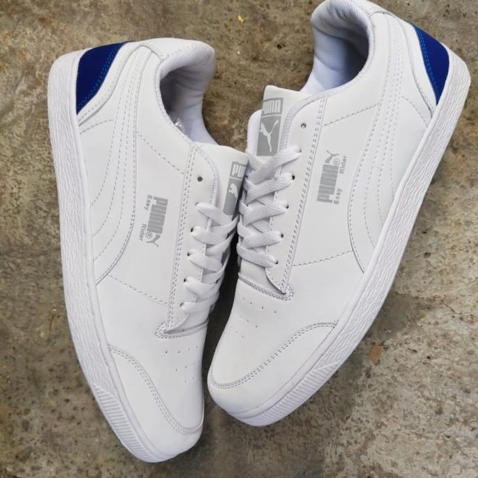 SEPATU KASUAL PRIA UKURAN JUMBO BIG SIZE 45 46 47 48 PUTIH NAVY