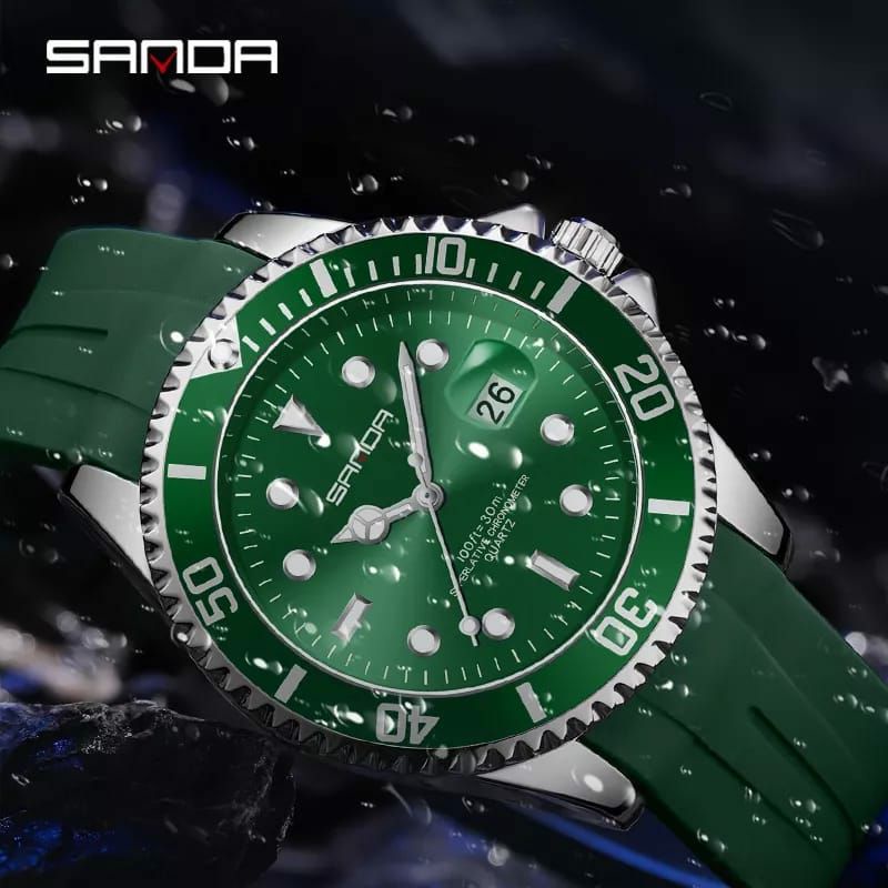 Jam Tangan Sanda Mariner Jam Tangan Pria Rubber Bahan Halus Class High Premium Super