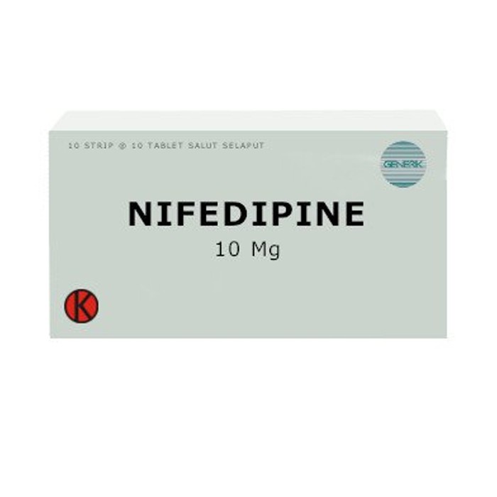 NIFEDIPINE 10 MG 1 STRIP ISI 10 TABLET/OBAT HIPERTENSI/DARAH TINGGI