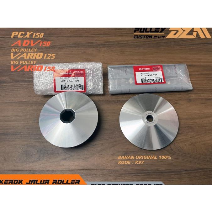 Pulley Rumah Roller PCX Lokal 2018 2019 k97 Racing Custom DZM RACING DISKON