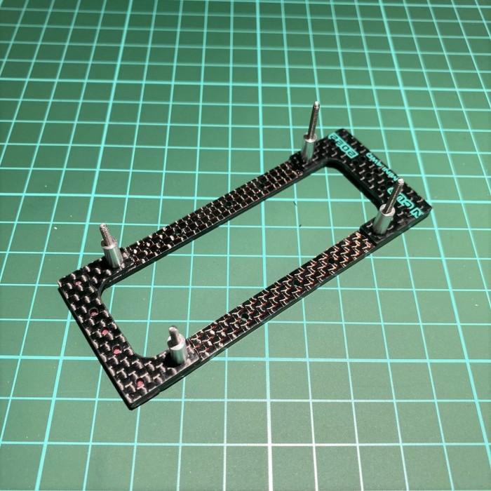 Tamiya STO Sistem Underplate Bajangan 2mm Red Lame Chassis MS Suspensi