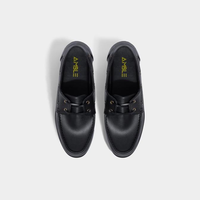 AMBLE - Sepatu Pria - Anvil Vegan Black