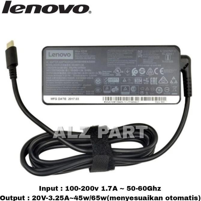 Adaptor Charger Lenovo Yoga Slim 7i Evo Slim 7i Carbon Slim 7i Type-C