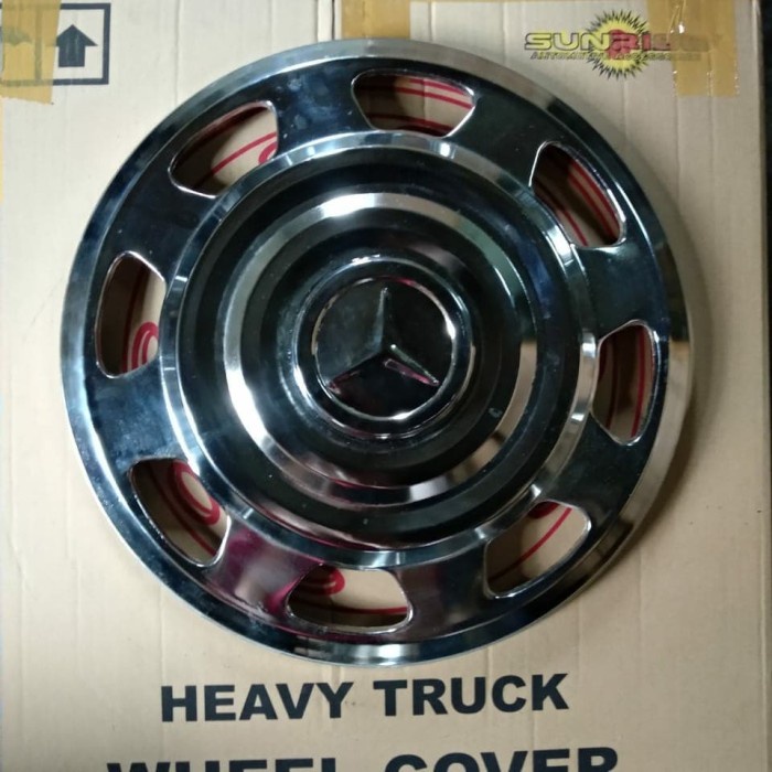 Dop roda truk ring 16 depan aja model merccy(2pcs)