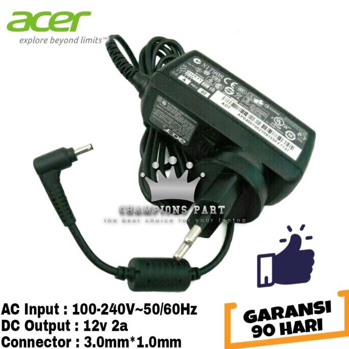 Adaptor Charger Acer Original 12V - 2A for Laptop Acer One 14 L1410