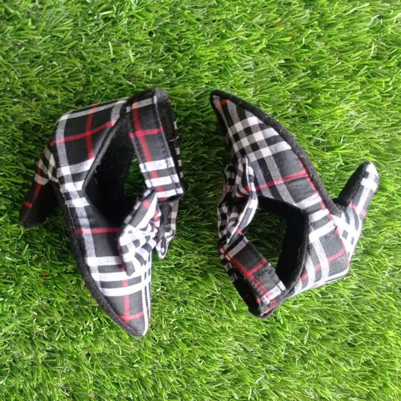 baru!! sepatu bayi (heels gelang motif bulberry)