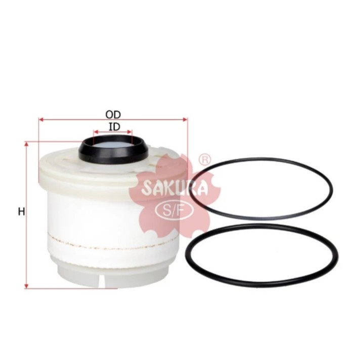 DLPS FUEL FILTER SOLAR INNOVA DIESEL 2 5CC 2007 - 2015 SAKURA F-11112