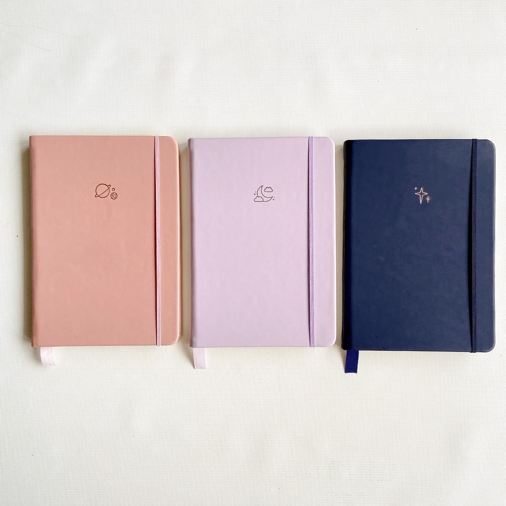 

CELESTIAL DOTTED JOURNAL | BLESSING BELL X JOURNALTHEA | 100 GSM | BUJO NOTEBOOK .