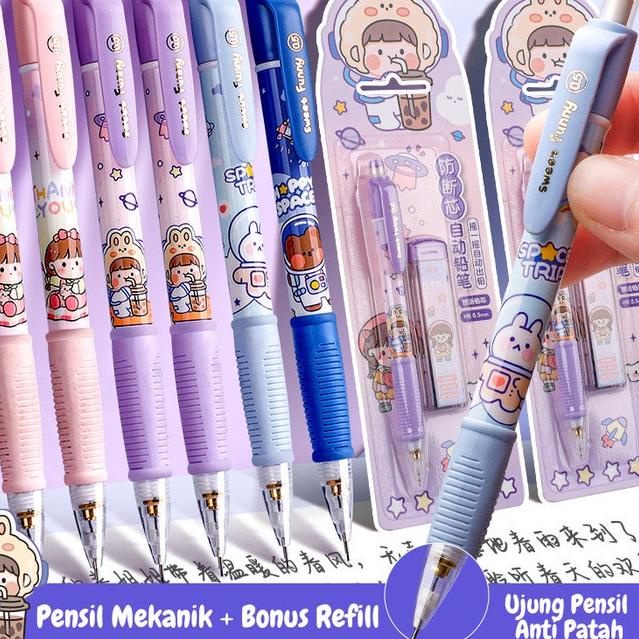 

You can buy6.6 Pensil Pencil Mekanik 0.5 Lucu Karakter Set Mechanical Pencil ST0023 231+