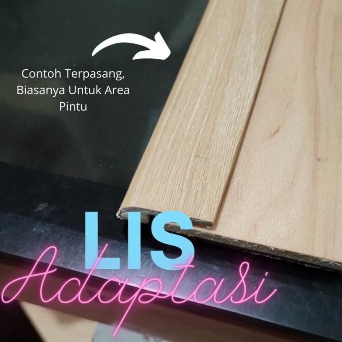 Aksesoris Parket Vinyl/SPC Flooring List Adaptasi/Siku/Transisi Murah