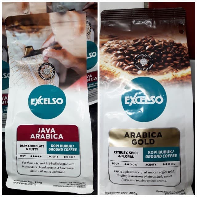 

TERMURAH Kopi Bubuk Excelso Java Arabica & Arabica Gold 200gr untuk 25 cangkir /KOPI EUBE/KOPI KAPAL