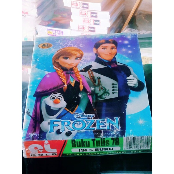 

Buku tulis AL GOLD isi 78 lembar 1 pack isi 5 buku