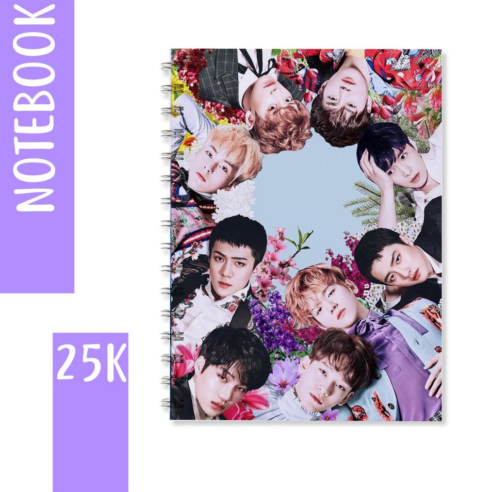 

EXO KOKOBOB NOTEBOOK/ BUKU TULIS EXO MURAH UNTUK SEKOLAH .