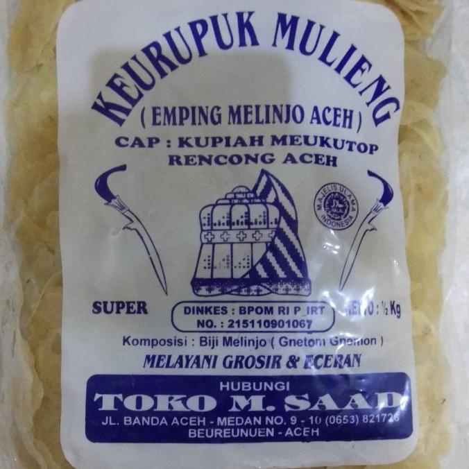 

Emping Aceh Super Tipis Grade A