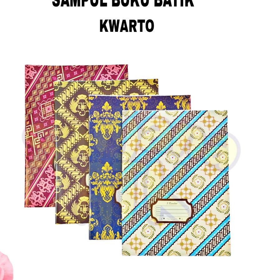 

Terbaru | HJ6 | (20 Lembar) Sampul Buku Tulis Batik Ukuran Kwarto Samak Buku Batik