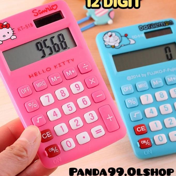 

Termurah | KP8 | Kalkulator Karakter 12 Digit Lucu Manis⭐ Panda99 ⭐