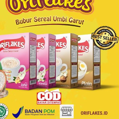 

Promo | FG2 | ORIFLAKES SOLUSI MAAG DAN ASAM LAMBUNG SEREAL UMBI GARUT 350 Gram