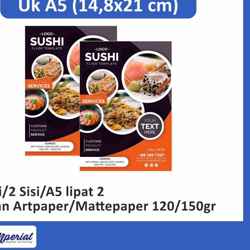 

Terbaru | TD4 | [FREE POTONG] Cetak Brosur A5 Fullcolor Custom / Cetak Flyer / Leaflet Art Paper / Mattepaper 1 Sisi/2 Sisi / Media Promosi