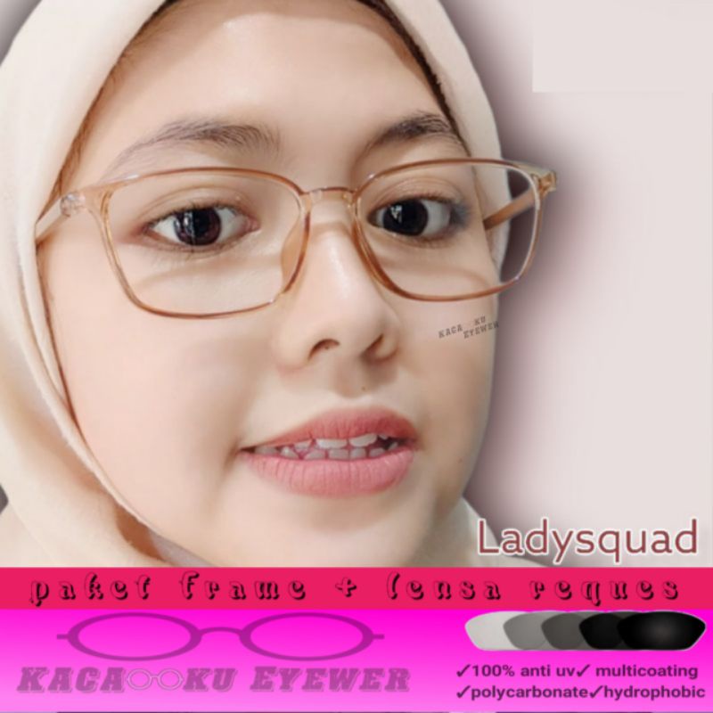 5008 Frame Wanita Lentur | Kacamata Baca | Kacamata minus Cyl | Frame kotak kecil