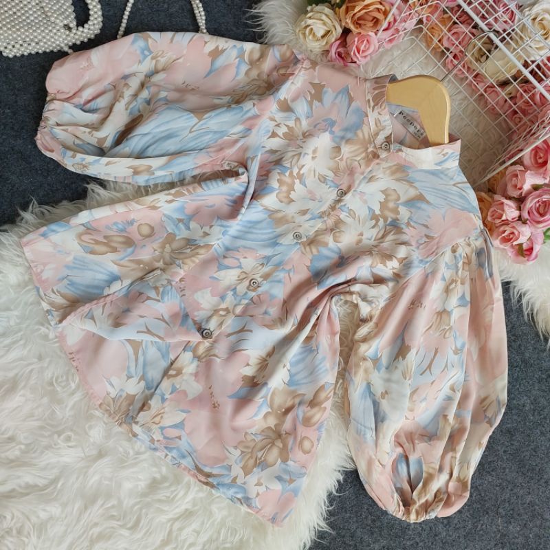 Atasan Lengan Balon Import