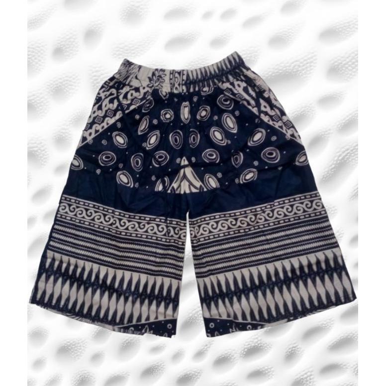 (COD) Celana Wanita Jumbo Kulot Batik Pendek Kain Katun Strech  Celana Pendek wanita selutut 7/8 Haw