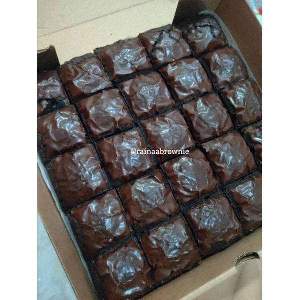 

brownies polos tanpa topping