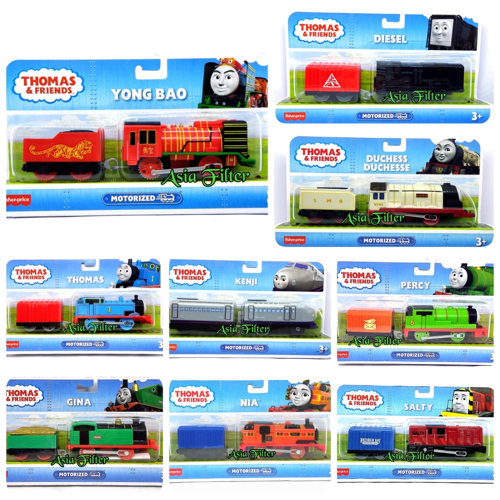 Thomas and Friends MOTORIZED - Diesel Gina Percy  Salty Thomas Yong Bao Nia Hiro Fierry Flynn Kenji 