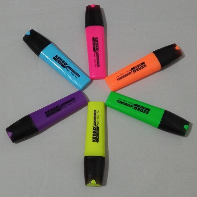 

[KODE JA8OI] BOS KENKO 10 pcs /Fluorescent Pen/Highlighter/Marker/Belajar
