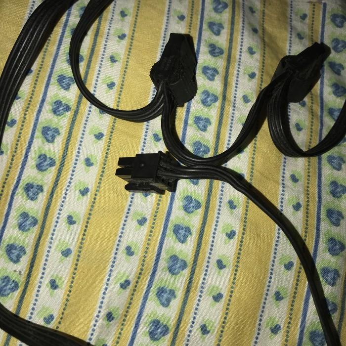 Kabel Modular molex seasonic modular molex 6pin corsair pipih